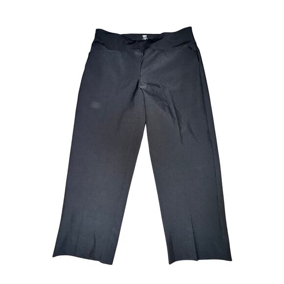 Tail Activewear Mulligan 22" Capri Women's Size 10 Black UPF 50+ Mid Rise - Picture 1 of 6